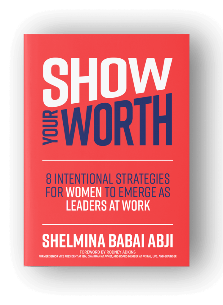Book mockup of Show Your Worth